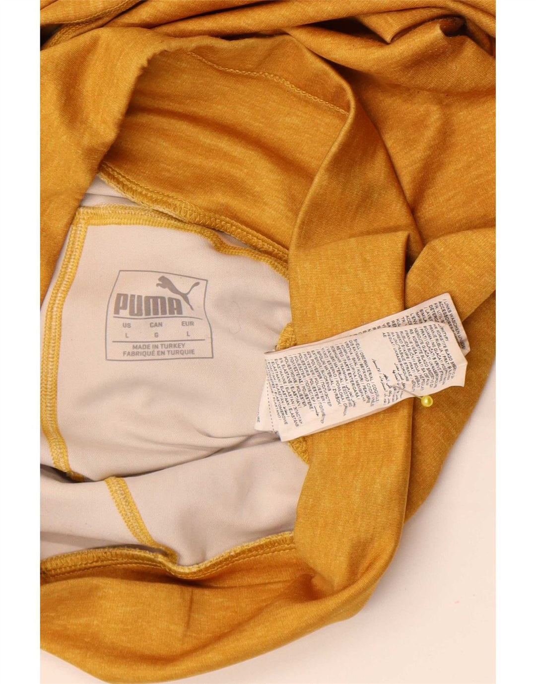 Puma Leggings Stirrup Femme UK 44 Large Jaune Colorblock Polyester