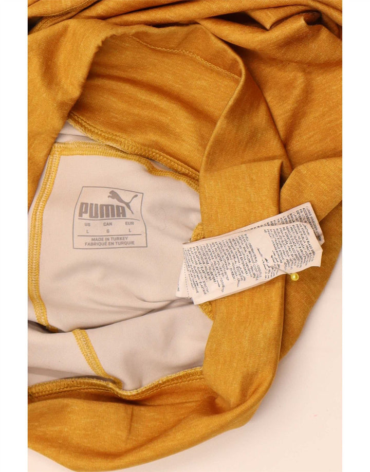 Puma Leggings Stirrup Femme UK 44 Large Jaune Colorblock Polyester