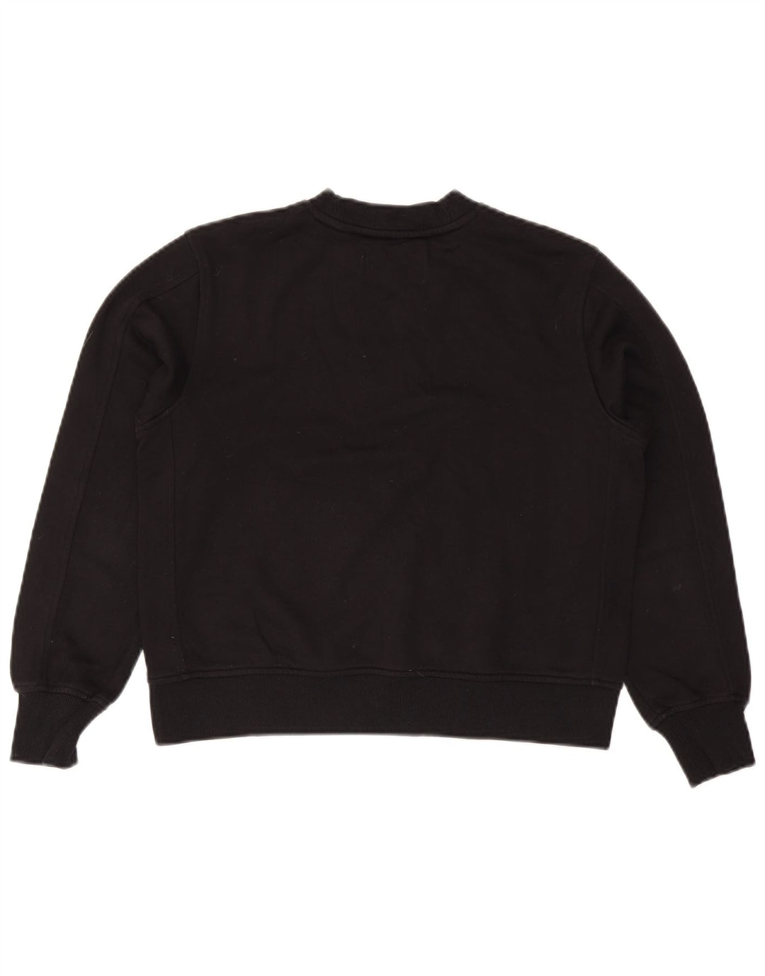 Calvin Klein Jeans Sweat-shirt surdimensionné pour femme UK 10 Petit Noir