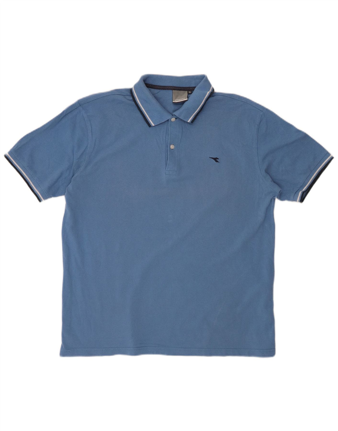 DIADORA Polo Homme XL Bleu Coton