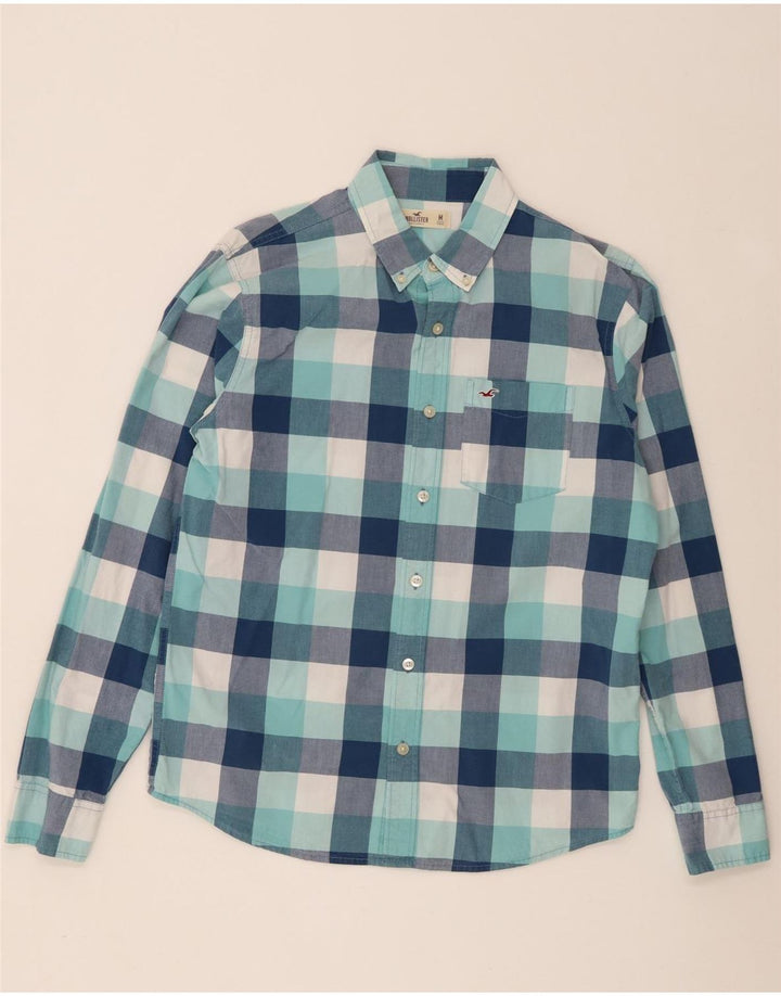 Hollister Chemise Homme Bleu Moyen Check Cotton