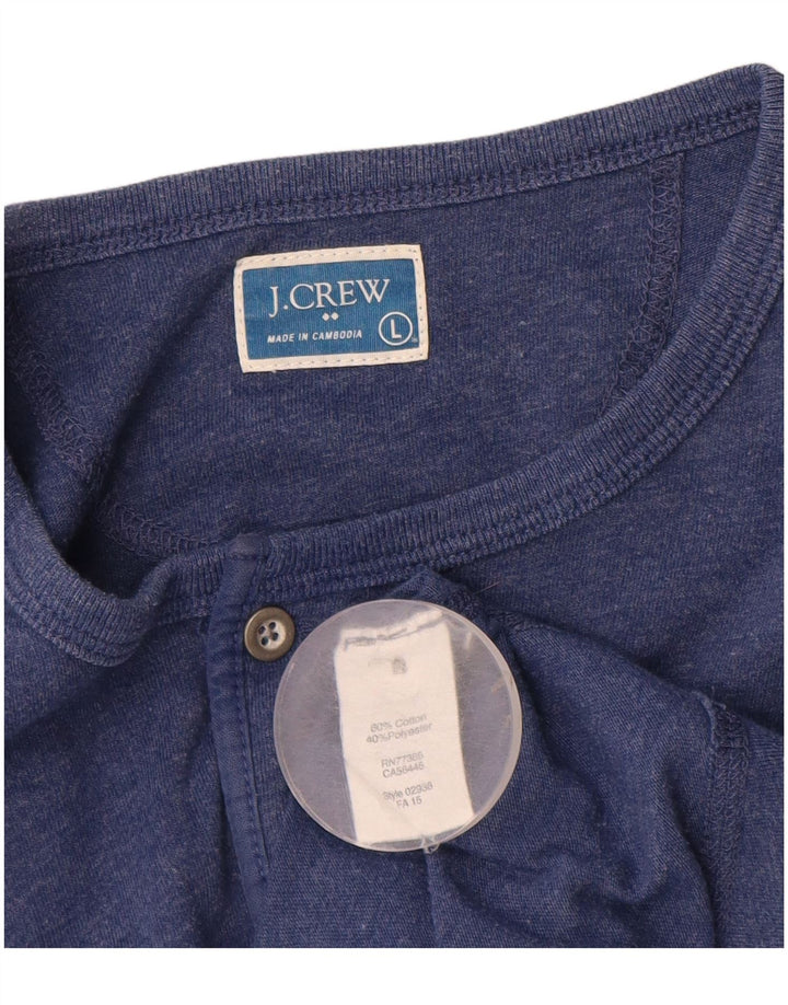 J. Crew Haut Homme Manches Longues Grand Coton Bleu Marine