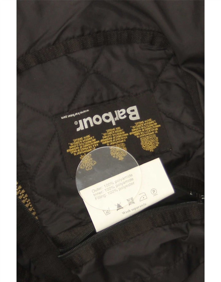 Barbour Veste matelassée pour homme UK 38 Medium Noir Polyamide