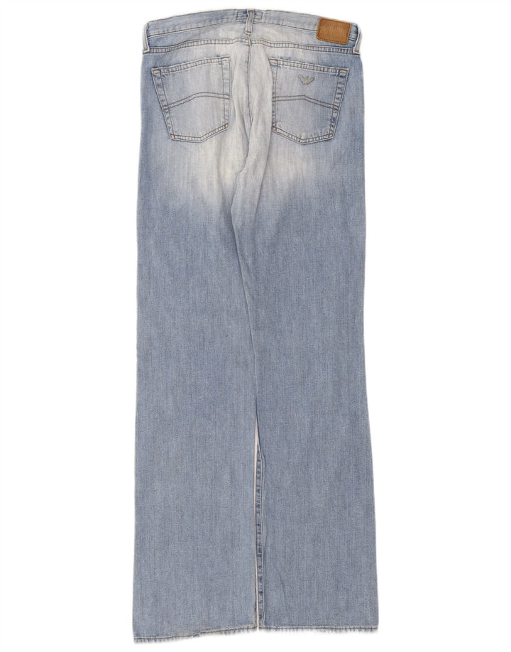 Armani Jeans Bootcut Femme W29 L32 Bleu Coton