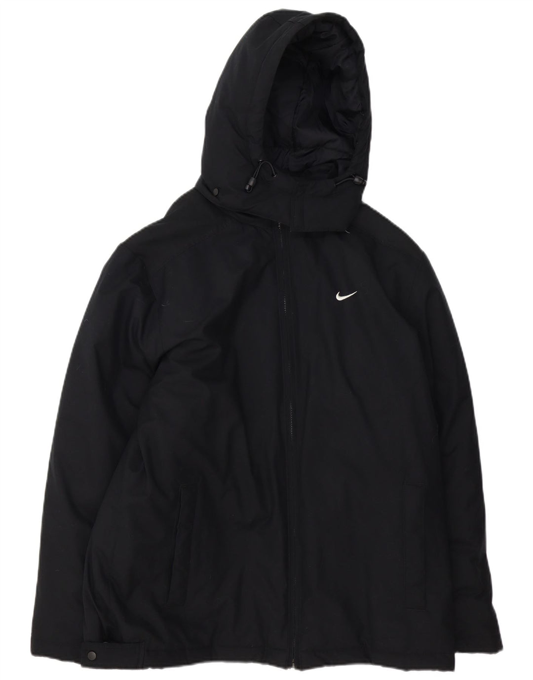 Nike Veste coupe-vent à capuche pour homme UK 38 Noir moyen