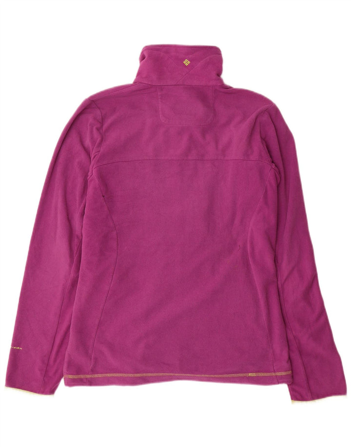 COLUMBIA Veste polaire Omni-Wick pour femme UK 12 Violet moyen Polyester