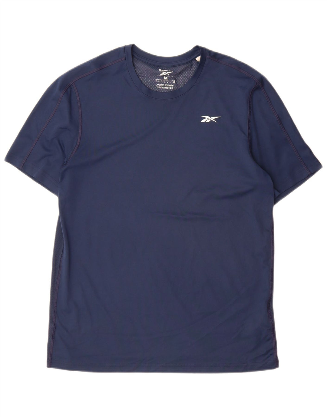 Reebok Tee-Shirt Speedwick Homme Bleu Marine Moyen Polyester
