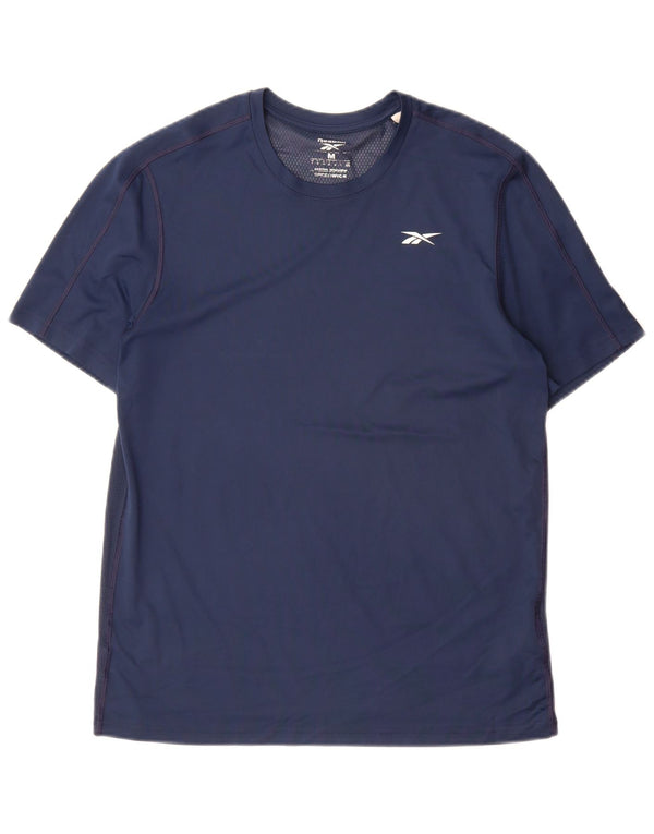 Reebok Tee-Shirt Speedwick Homme Bleu Marine Moyen Polyester