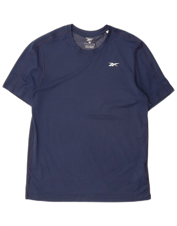 Reebok Tee-Shirt Speedwick Homme Bleu Marine Moyen Polyester