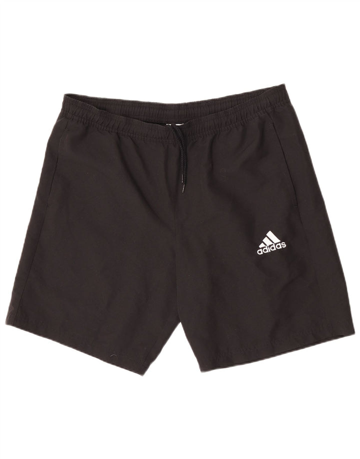 Adidas Short de sport pour homme Large Noir Polyester