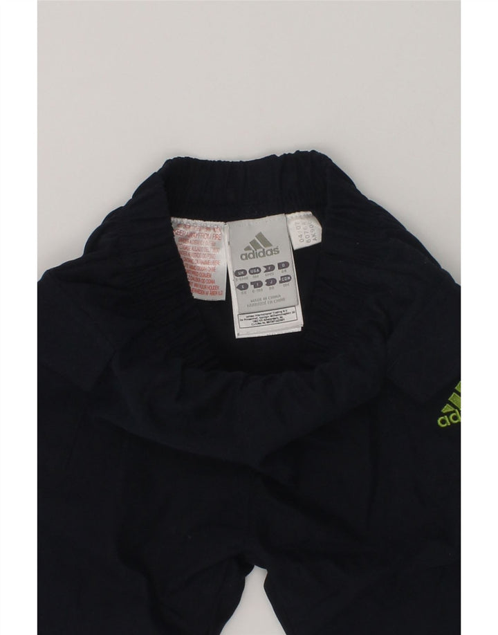 ADIDAS Baby Boys Sport Shorts 3-6 Months Navy Blue Polyester | Vintage Adidas | Thrift | Second-Hand Adidas | Used Clothing | Messina Hembry 