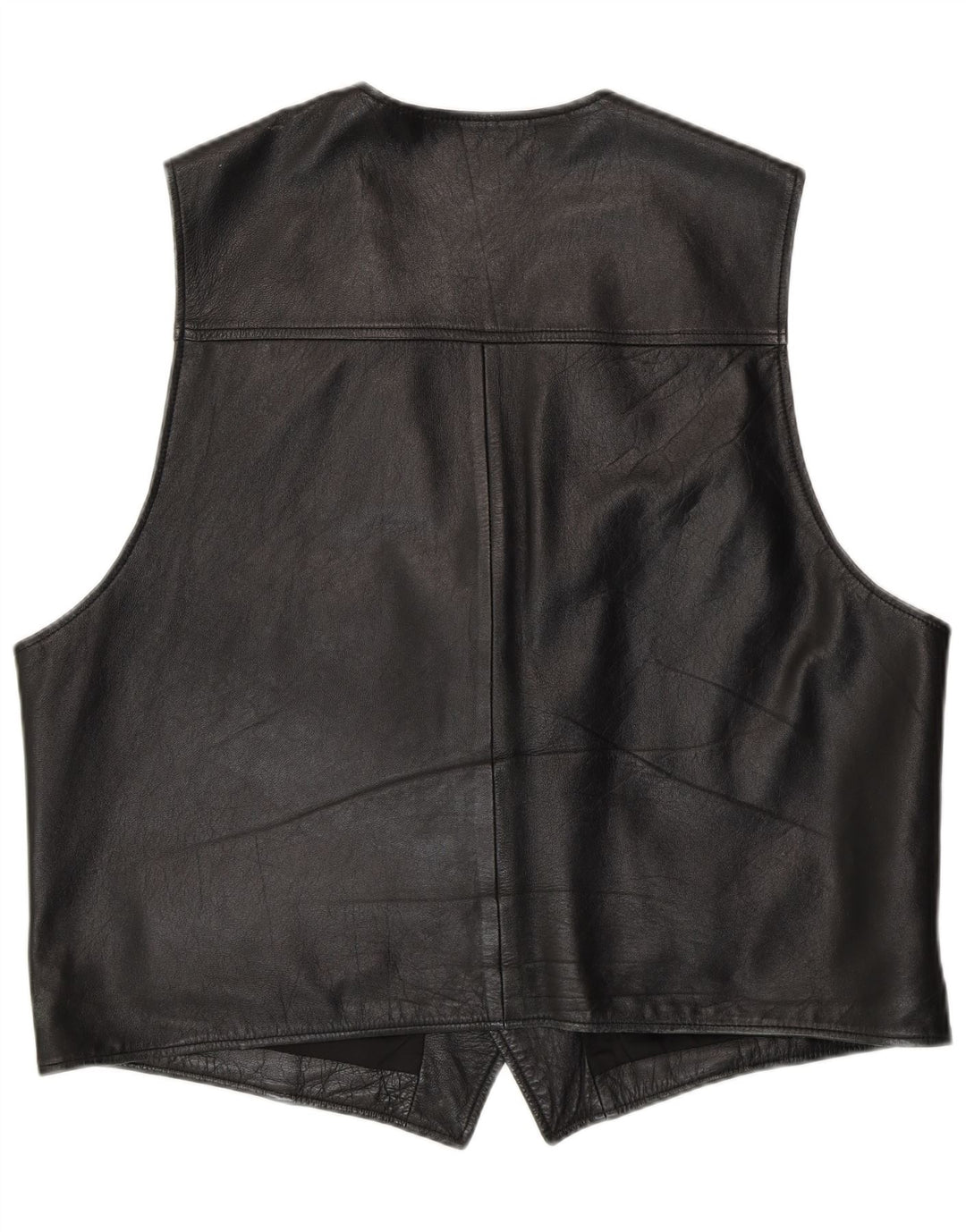C&A Gilet en cuir pour homme XL Cuir noir