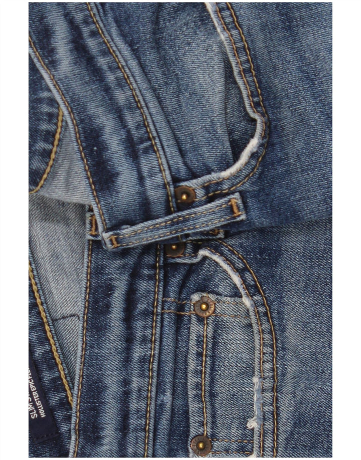 Hollister Jean Slim Homme W30 L30 Bleu Coton