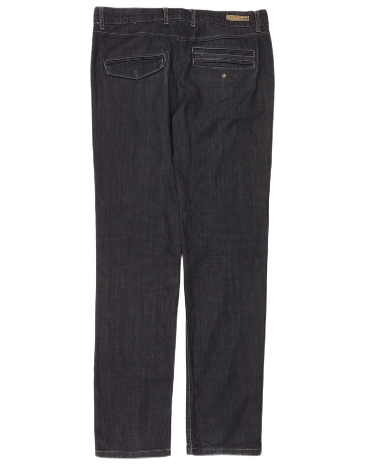 Zara Jean droit pour homme EU 40 Medium W31 L34 Bleu marine