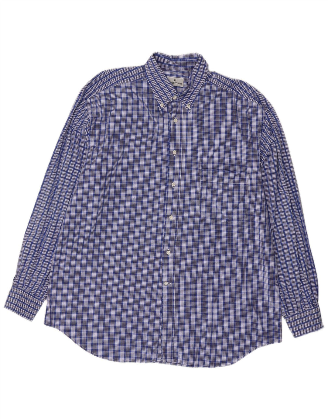 Cerruti 1881 Chemise Homme XL Bleu Carreaux