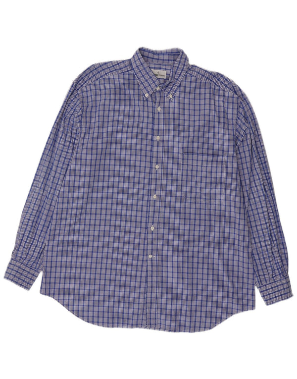 Cerruti 1881 Chemise Homme XL Bleu Carreaux