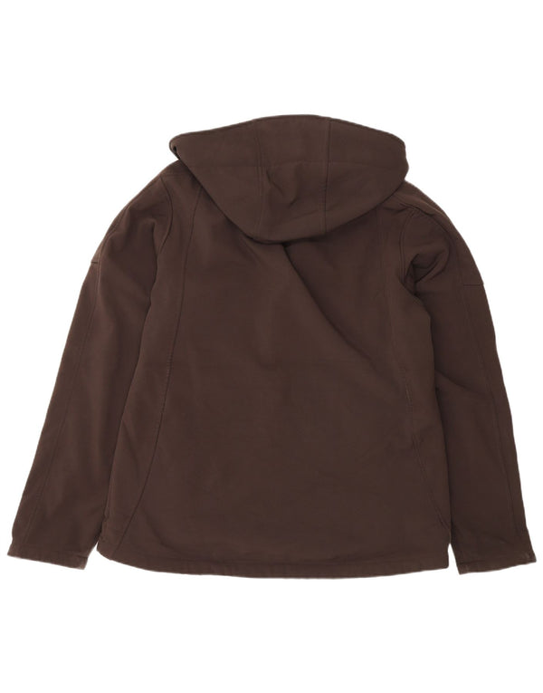 Mountain Warehouse Veste coupe-vent à capuche pour femme UK 14 Large Marron