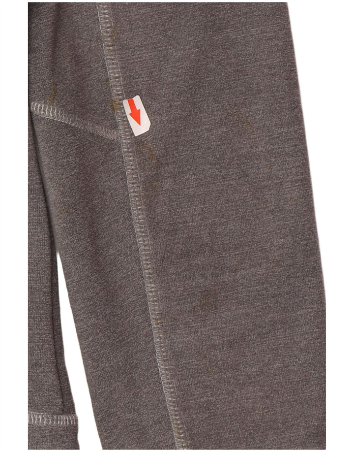 Jack Wolfskin Pull à capuche zippé pour femme UK 14/16 Large Gris Polyester