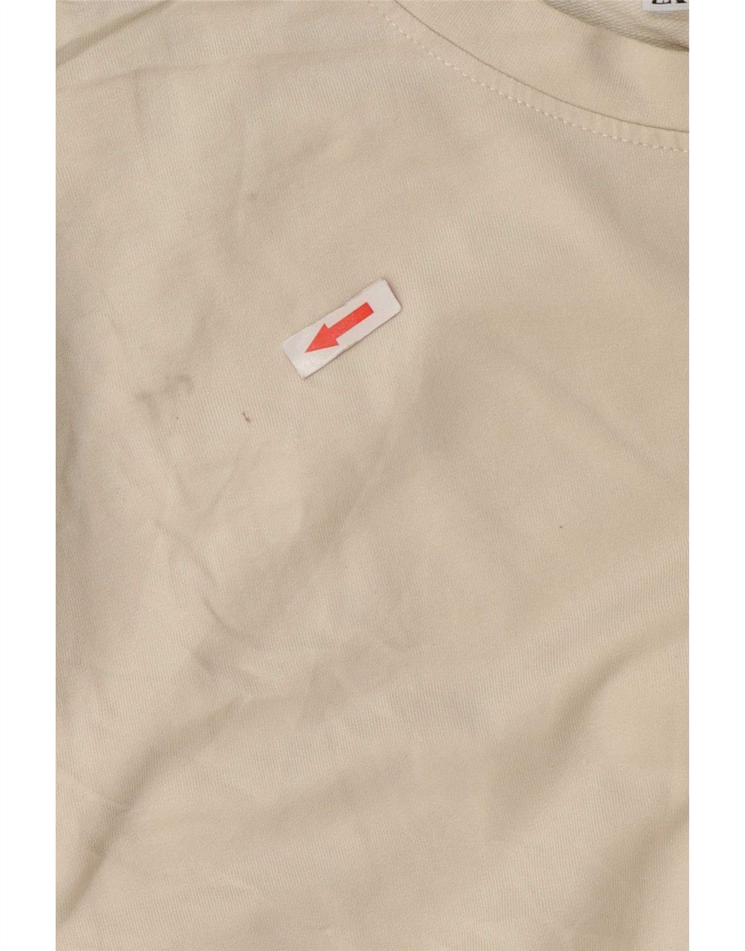 Zara Sweat-shirt surdimensionné graphique pour femme UK 14 Medium Blanc Floral