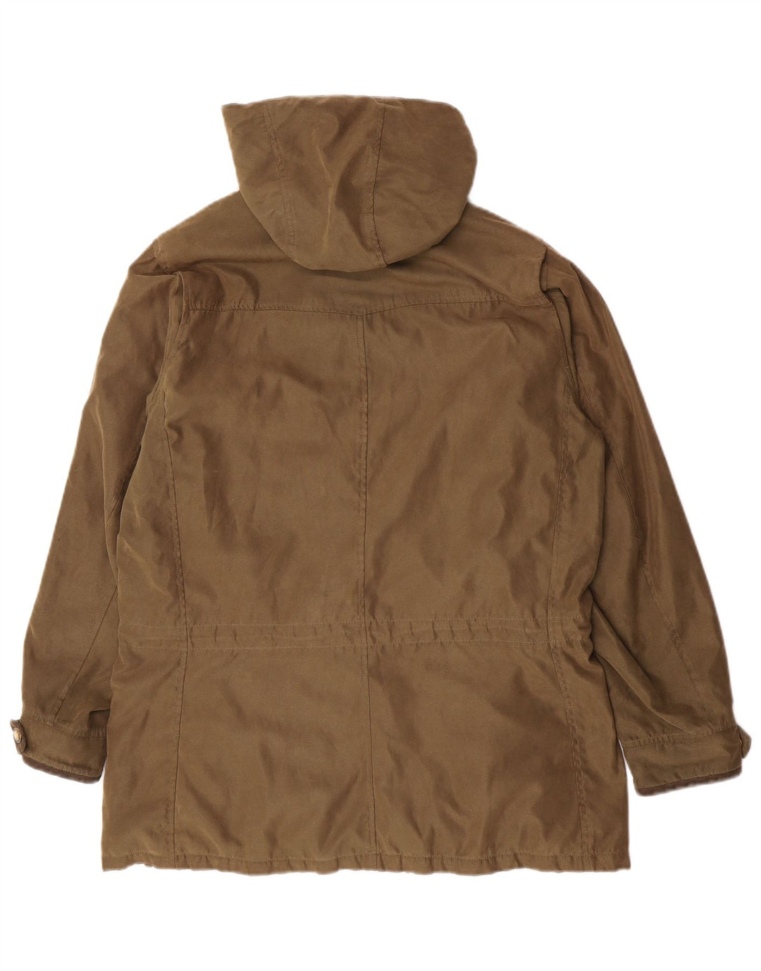Musto Veste Parka À Capuche Zippée Femme UK 16 Grand Kaki Polyester Classique