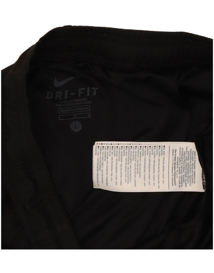Short de sport Nike Dri Fit pour hommes, grand, noir, polyester