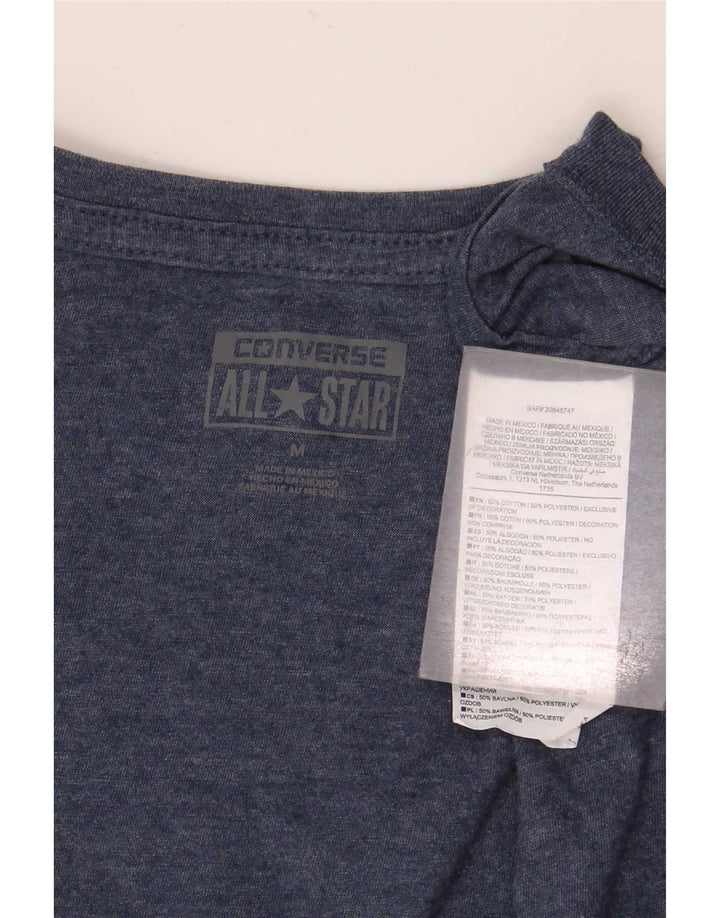 Converse T-Shirt Chuck Taylor Homme Bleu Moyen Coton