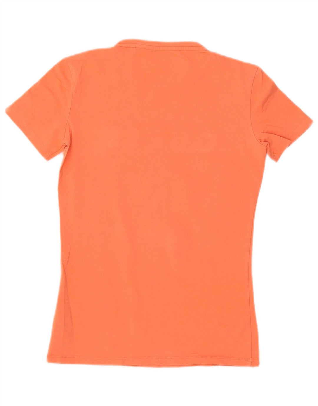 GUESS T-shirt graphique pour femme UK 6 XS Orange Coton
