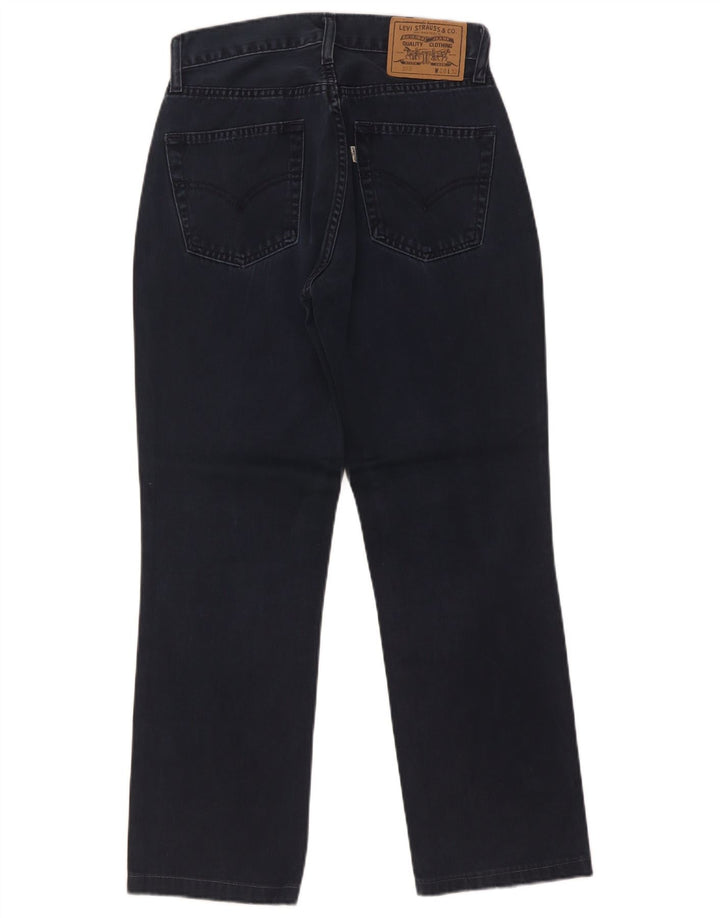 Levi's Jean Droit 595 Femme W28 L27 Bleu Marine Coton