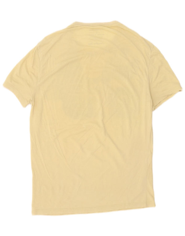 Calvin Klein Jeans T-shirt graphique pour hommes en coton jaune moyen