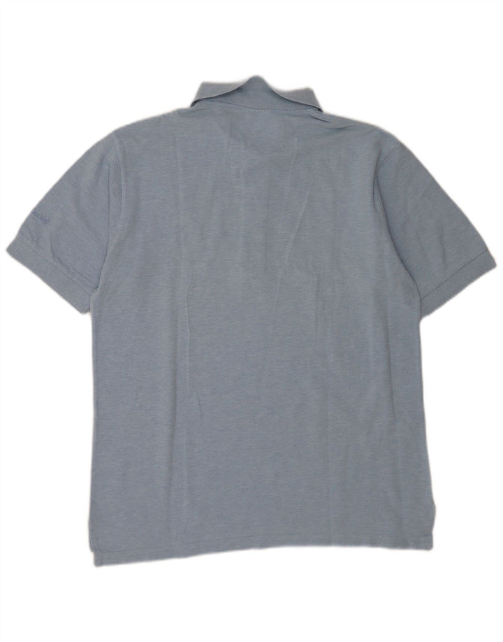 Sergio Tacchini Polo Homme IT 50 Coton Chiné Bleu Moyen