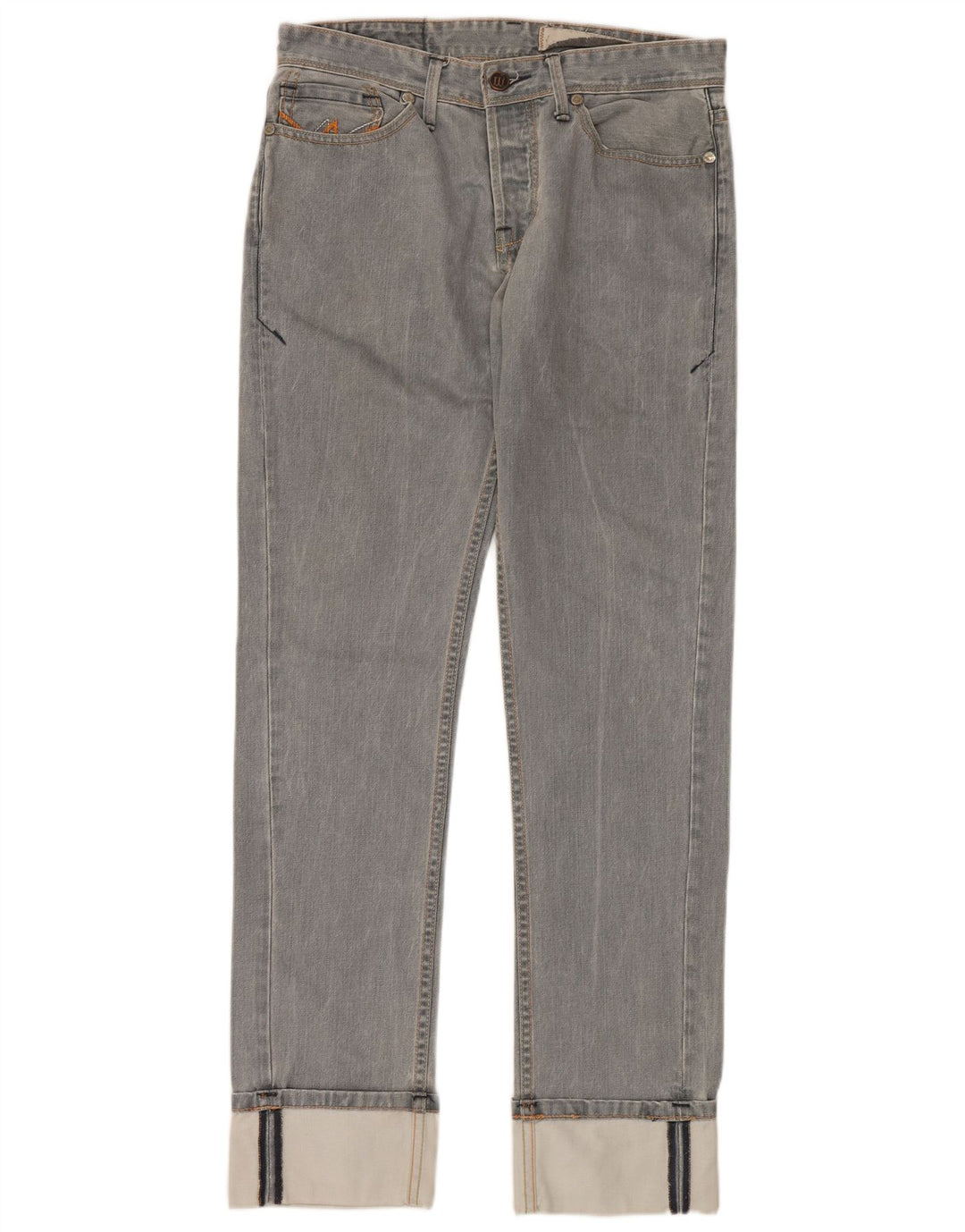 WARREN WEBBER Jean droit homme W32 L35 gris coton