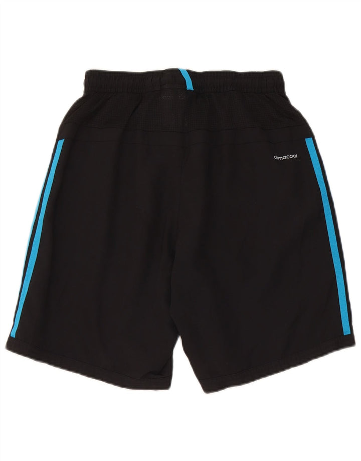 ADIDAS Short de sport Climacool pour hommes, petit, noir, polyester