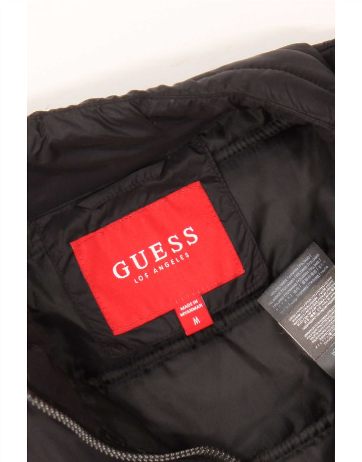 Guess Veste matelassée pour femme UK 44 Medium Noir Polyamide