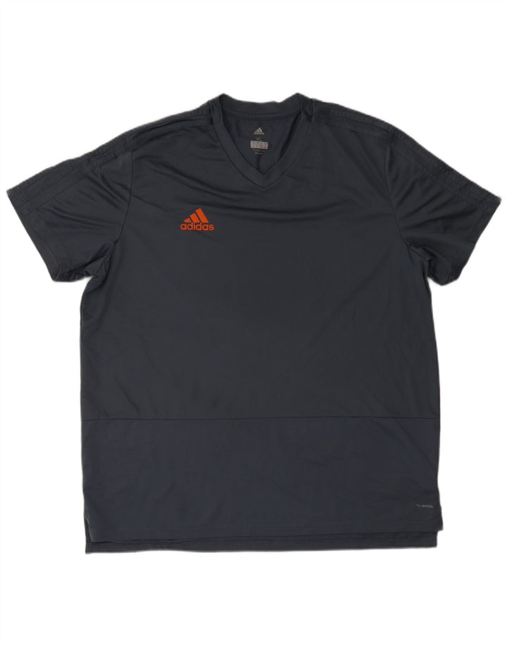 Adidas Homme Climacool T-Shirt Top XL Gris Polyester