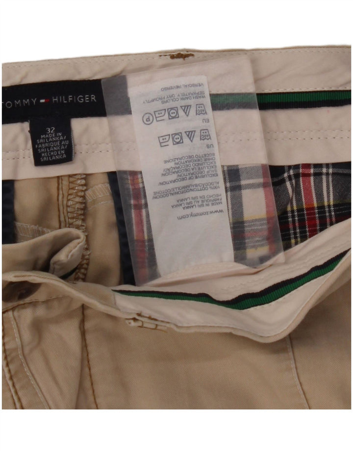 TOMMY HILFIGER Short Chino Homme W32 Coton Beige Moyen