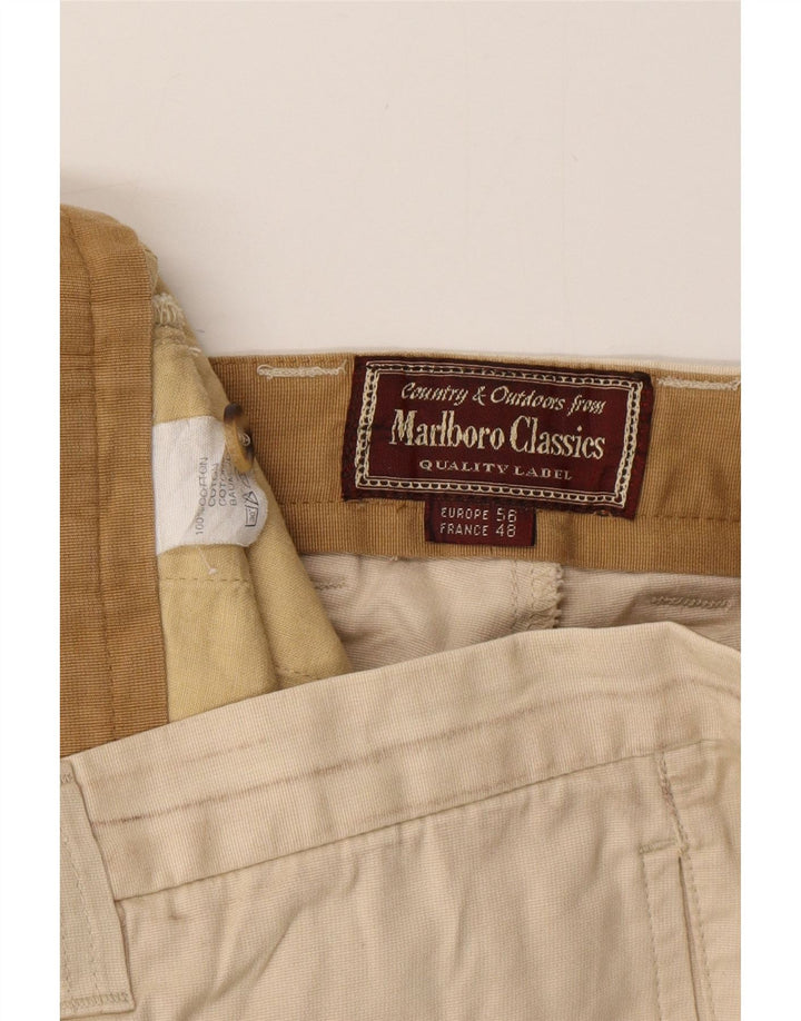 Marlboro Classics Pantalon Chino Homme EU 56 3XL W38 L30 Coton Beige