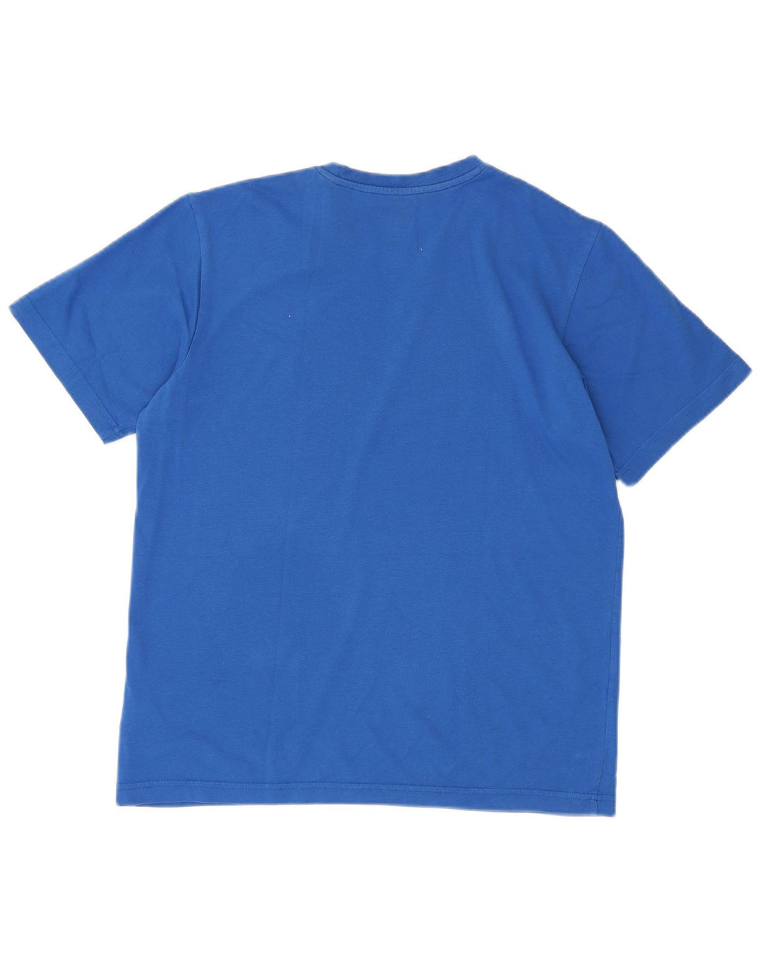Adidas Homme Climalite Graphic T-Shirt Top Bleu Moyen Coton