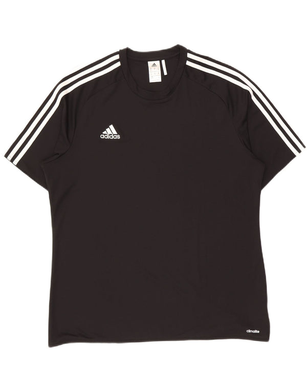 Adidas Climalite T-Shirt Top XL Noir Polyester