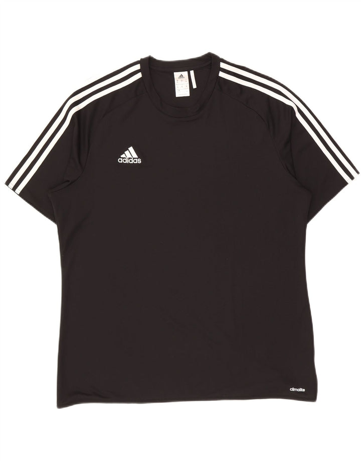 Adidas Climalite T-Shirt Top XL Noir Polyester