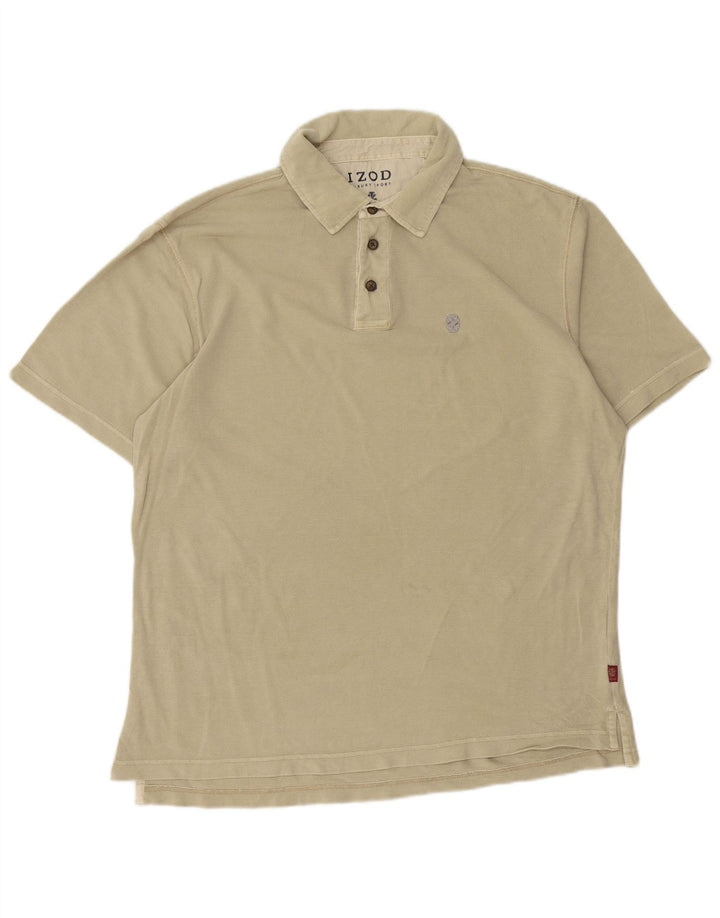IZOD Polo Homme Grand Coton Beige