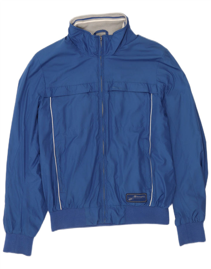 Champion Veste Bomber Homme UK 38 Bleu Moyen Polyester