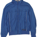 Champion Veste Bomber Homme UK 38 Bleu Moyen Polyester
