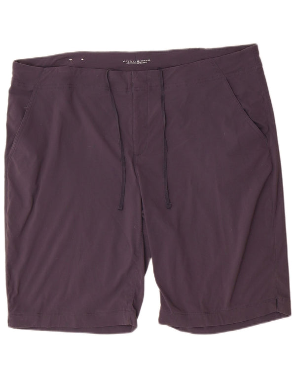 Columbia Short chino Omni-Shield pour femme US 18 2XL W40 Bleu marine Nylon