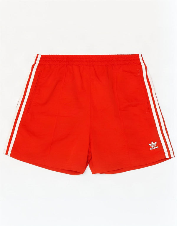 Adidas Short de sport pour femme UK 16/18 Large Rouge Polyester