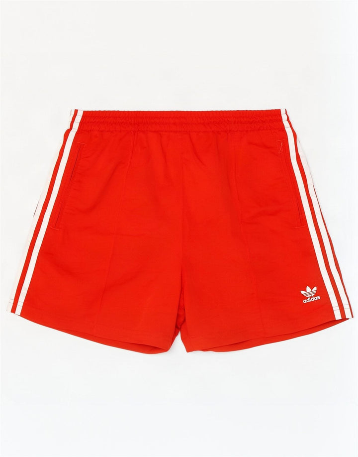 Adidas Short de sport pour femme UK 16/18 Large Rouge Polyester