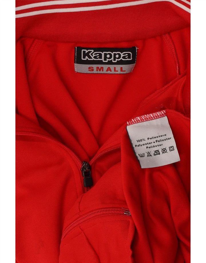 Kappa Veste de Survêtement Homme Petit Rouge Polyester