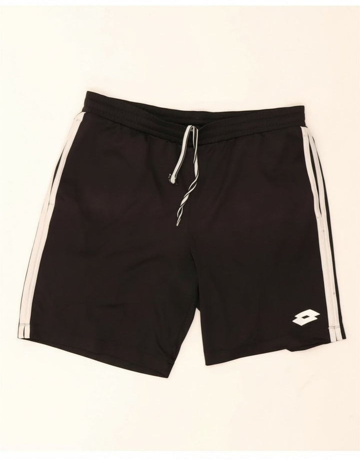 Lotto Short de Sport Homme Noir Moyen