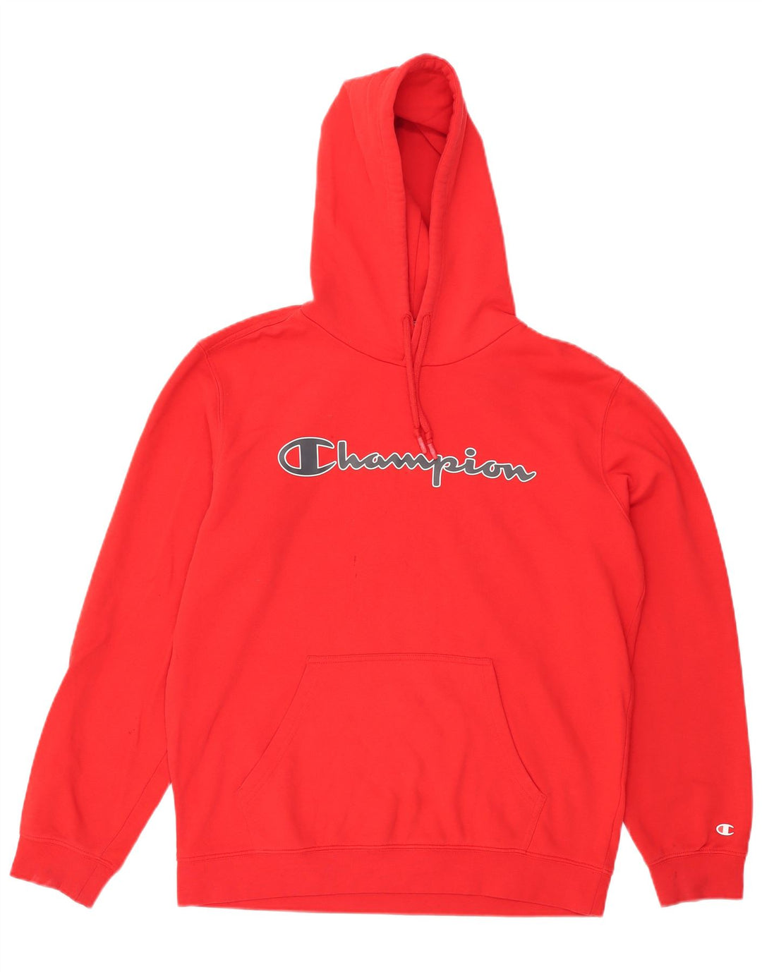 Champion Pull à capuche graphique pour homme, grand rouge