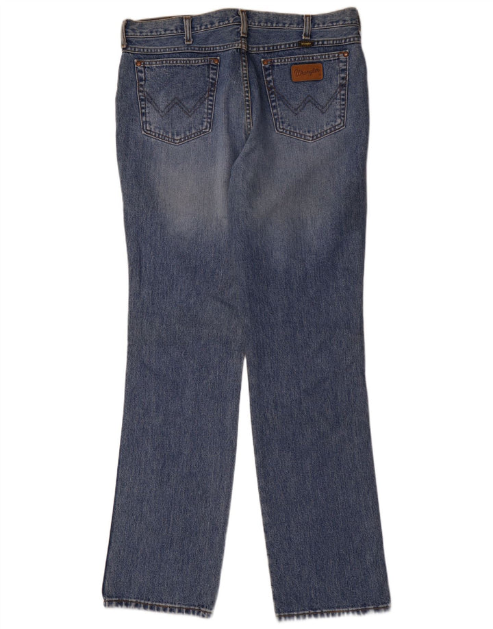 Wrangler Jean droit homme W38 L36 bleu coton