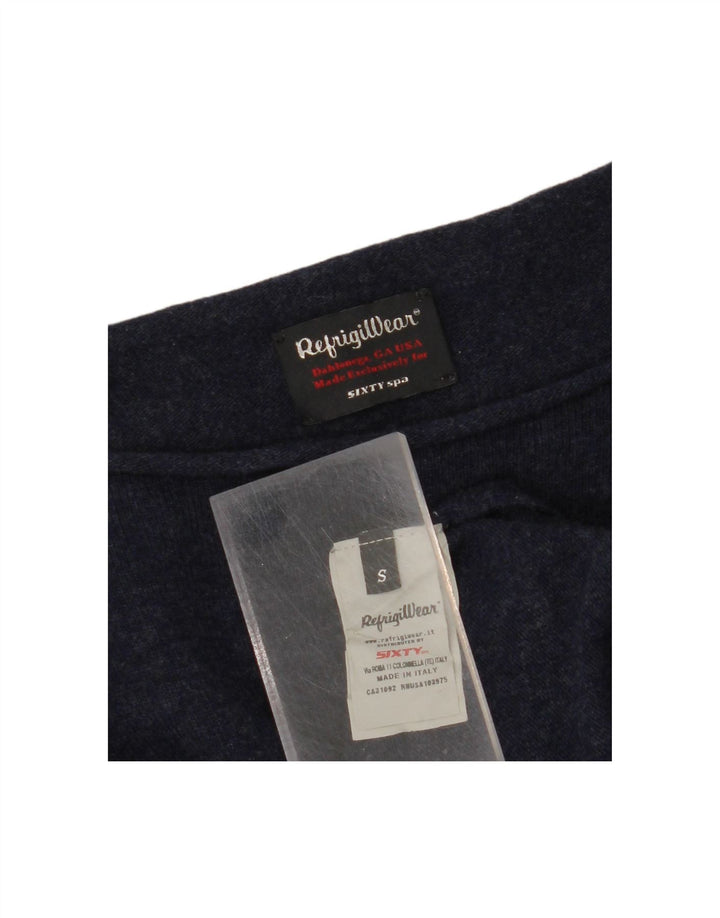 REFRIGIWEAR Womens Oversized Jumper Dress UK 10 Small Navy Blue